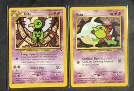 Xatu & Natu Pokemon (Neo Discovery) - 52/75 & 59/75