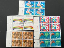 1989  Erstag gest.Viererblock mit Tab (K62)