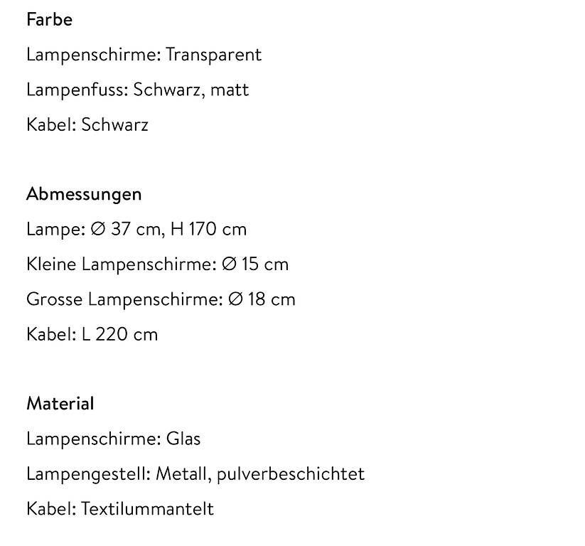 Westwing Lampade: Westwing Stehlampe Casey aus Glas – Usato da Luzern venduto da cam_f7qx 4