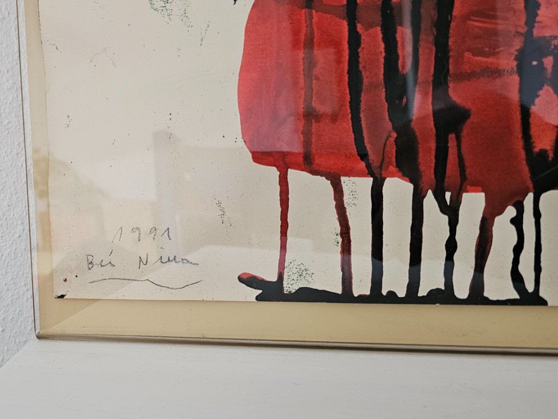 Gemälde: Josep Vallribera 1991 Mischtechnik Tempera/Tusche – Gebraucht aus Pfäffikon ZH von eric0113 5