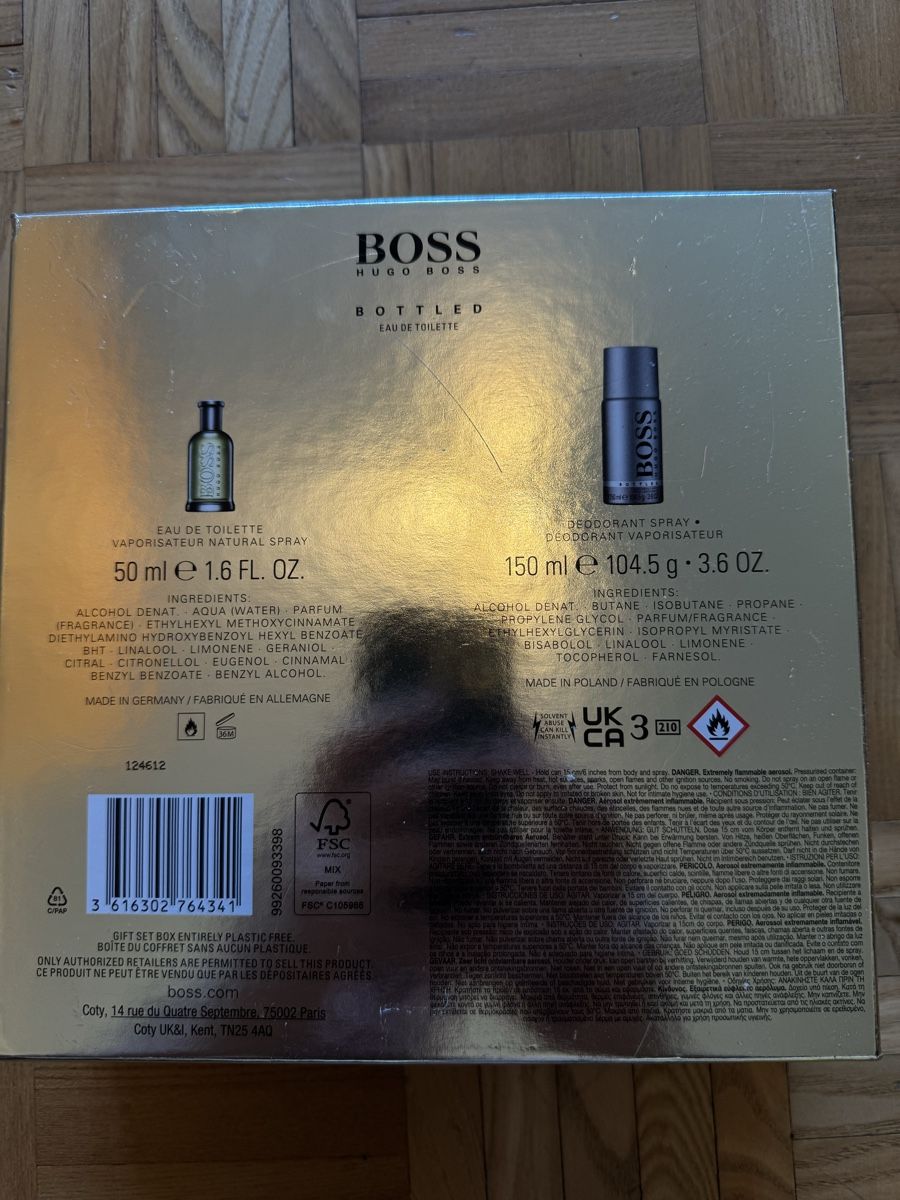 Hugo Boss Profumi & Eau de Toilette: Hugo Boss Bottled Geschenkset NEU – Nuovo e nell'imballaggio originale da Basel venduto da DavideCalla 2