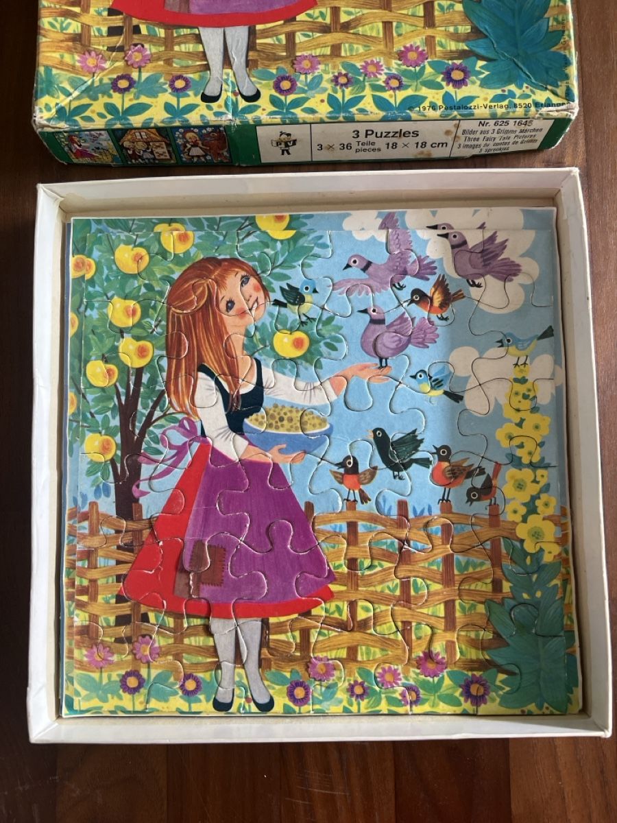 Giocattoli: 3x MÄRCHEN Puzzles 3x36 Teile, Vintage – Usato da Altdorf UR venduto da JanAil 2