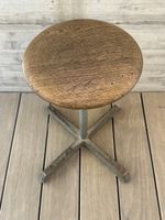 Vintage Hocker, Holz, Industrial Look
