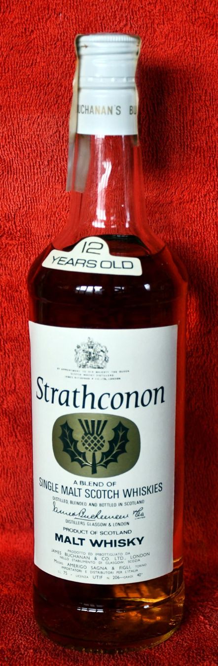 Bevande alcoliche: Whisky Strathconon 12 Jährige 075lt – Nuovo e nell'imballaggio originale da Rotkreuz venduto da salsanera 1