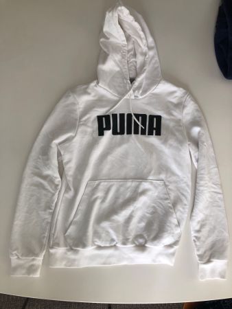 Weisser Puma Hoodie, Grösse S, damen