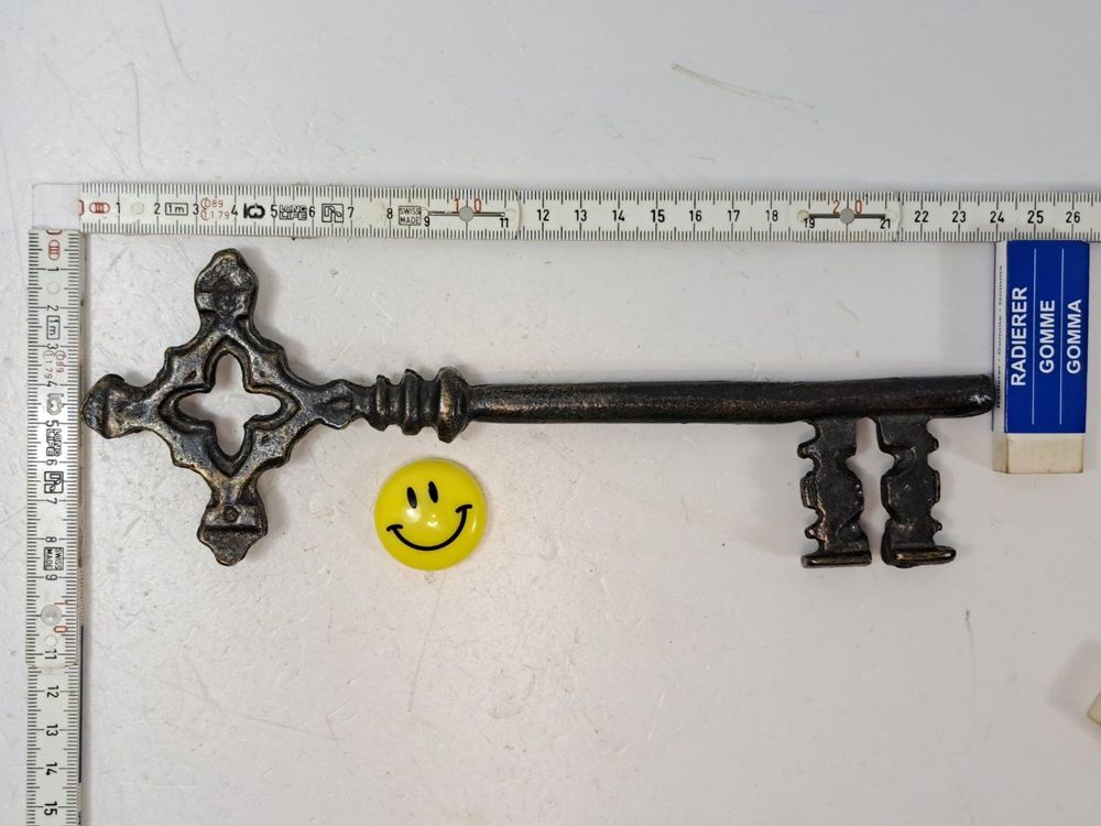 1 grosser Volldorn Schlüssel 24cm Gotik Style (LOT1435#TBS1