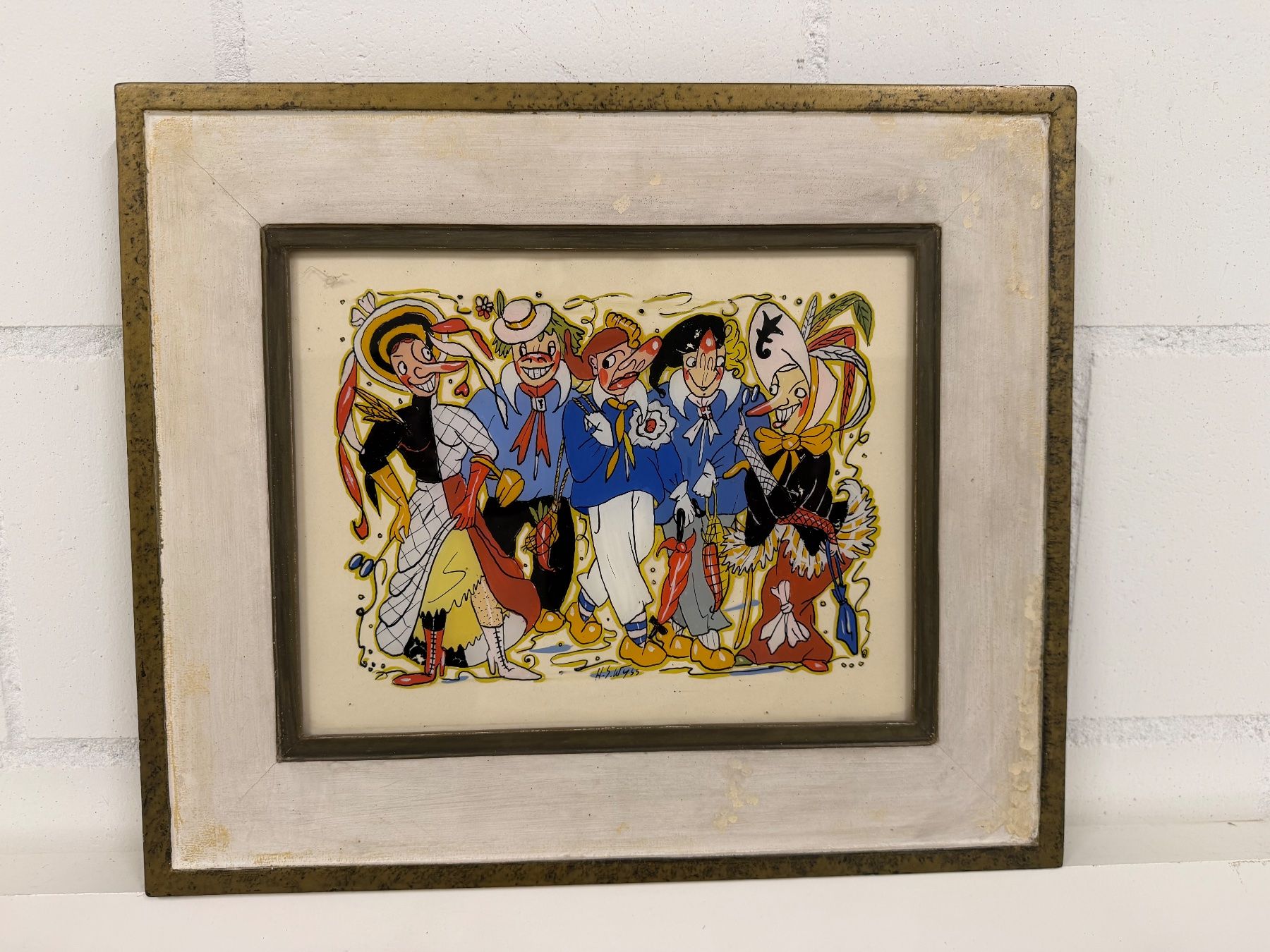 Dipinti: H. S. WYSS Original Gemälde – Usato da Basel venduto da PAUL_ART