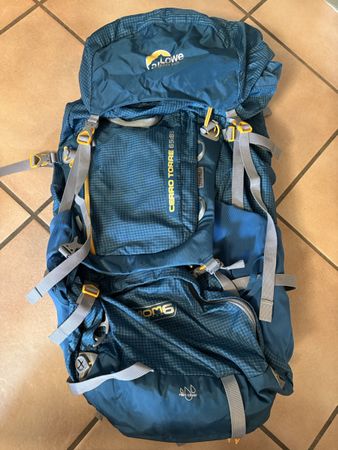Lowe Alpine Cerro Torre 65:85 Rucksack blau guter Zustand
