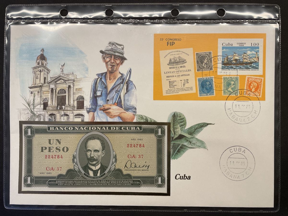Banconote: Banknotenbrief Cuba #22 – Usato da Schachen LU venduto da Perlentraum