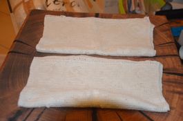 2 VORHANG HANDARBEIT - 2 X CM 32X68HOCH (ABC)