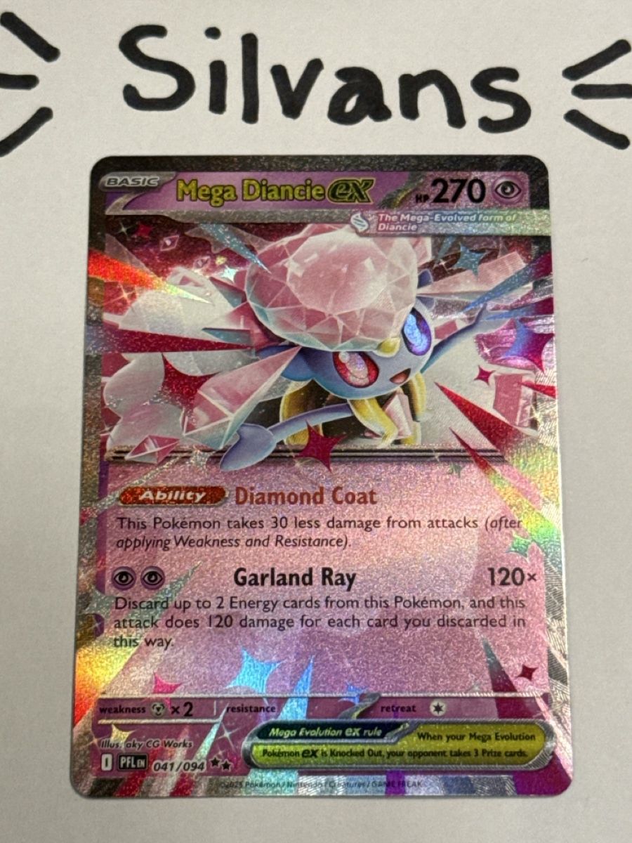 Pokémon Carte collezionabili: Mega Diancie ex PFL 041 Phantasmal Flames Englisch – Nuovo (secondo la descrizione) da Wil SG venduto da Silvans