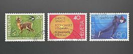 1977 Sonderpostmarken I ʘ 579, 580, 581