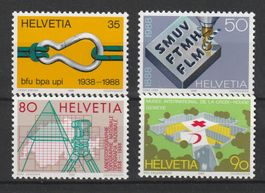 SUISSE 1988 Timbres de propagande II **