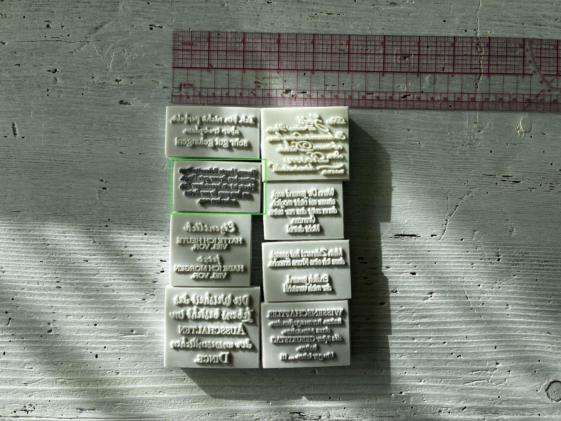 Timbri: LaBlanche Stempel Spruch '...Schmetterling' 1-teilig – Usato da Glattfelden venduto da Qwerasdf 2