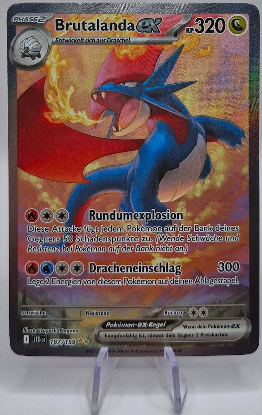 Brutalanda EX / Salamence EX / Reisegefährten / JTG 187 (Neu (gemäss