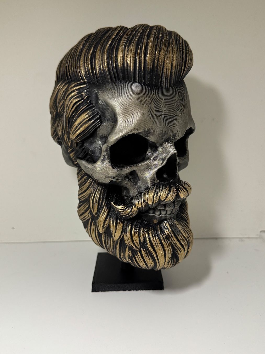 Alle Dekorationen: Crâne barbu , déco unique pour Halloween! – Gebraucht aus Vicques von PAMB3D 5