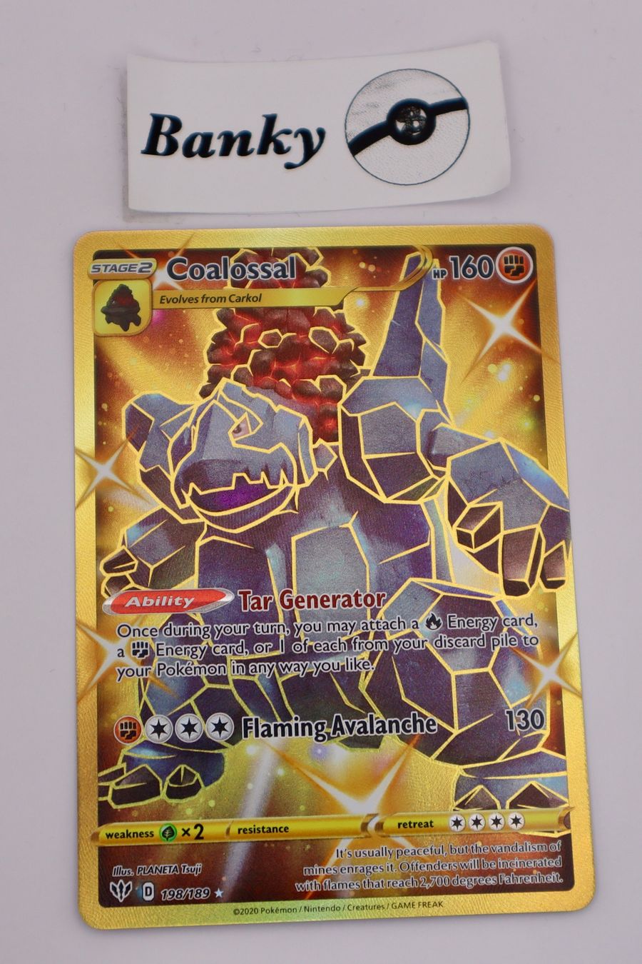 Pokémon Carte collezionabili: Pokemon Coalossal NM EN – Usato da Biel-Benken BL venduto da Banky