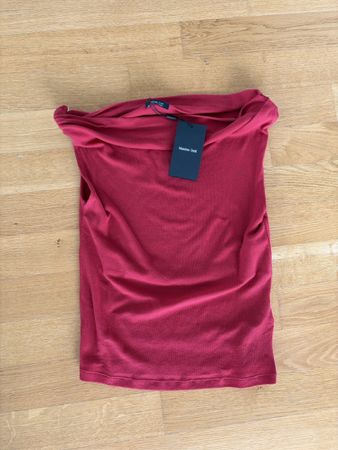 Massimo Dutti Top mit Etikett Gr. XS Rot