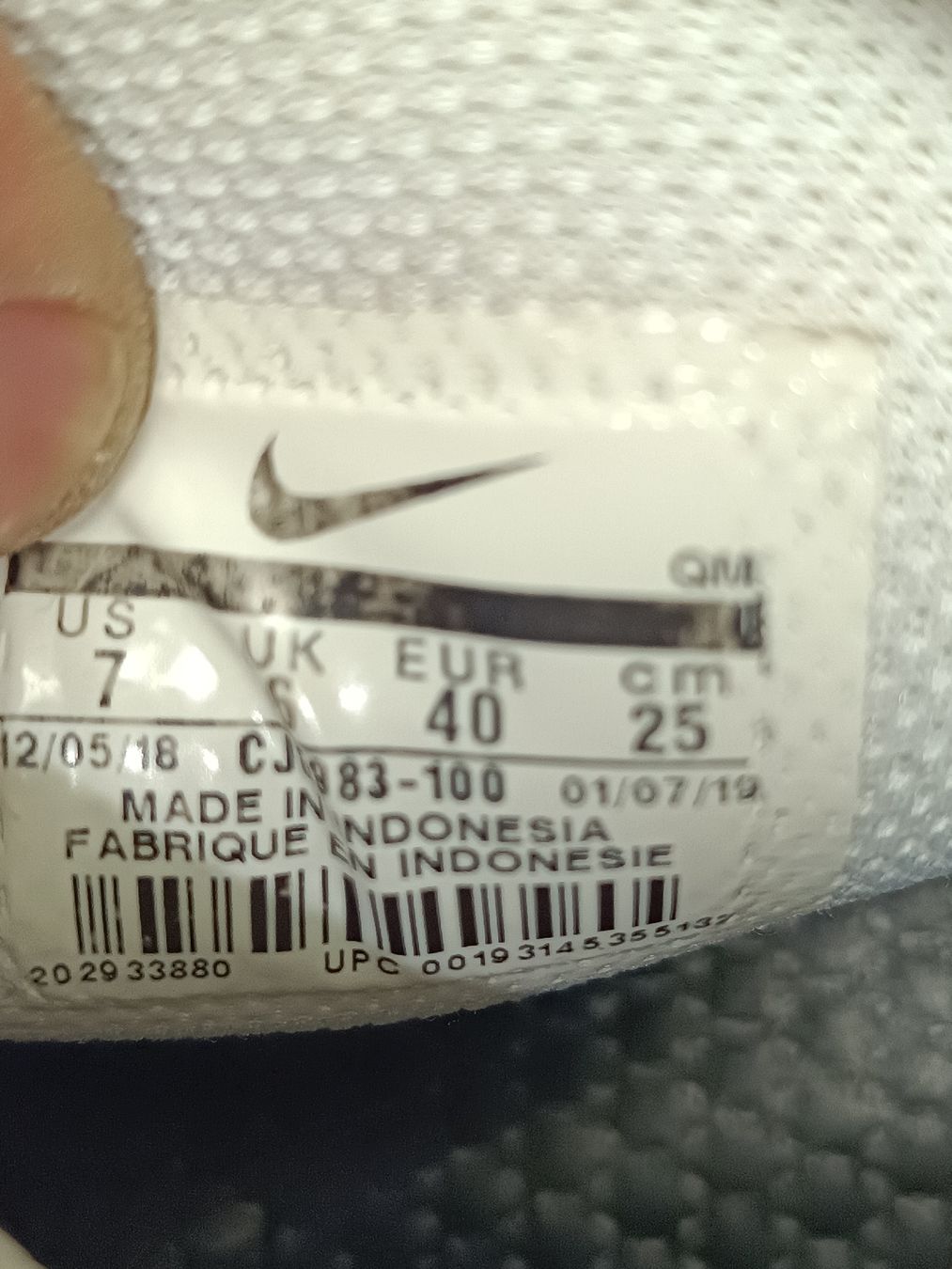 Nike Scarpe da uomo: Nike Blazer High Gr 40Weiss(em69) – Usato da Künten venduto da Schnaepplihuus 9