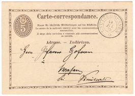 LAUTERBRUNNEN sauberer Stempel auf Ganzsachen-Postkarte
