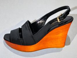 NEUE Gianvito Rossi Keilsandaletten Leder verschiedene Größe