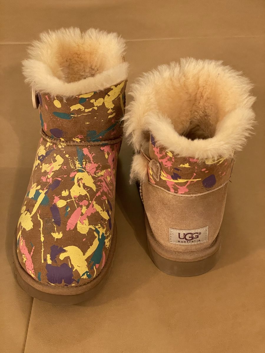 Ugg Scarpe da donna: original UGG Boots, gesprenkelt, Gr.40, camel – Nuovo (secondo la descrizione) da Corcelles NE venduto da gingerbrain