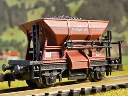 Ibertren 6463 _ Schotterwagen Talbot _ Stuttgart mit Ladung