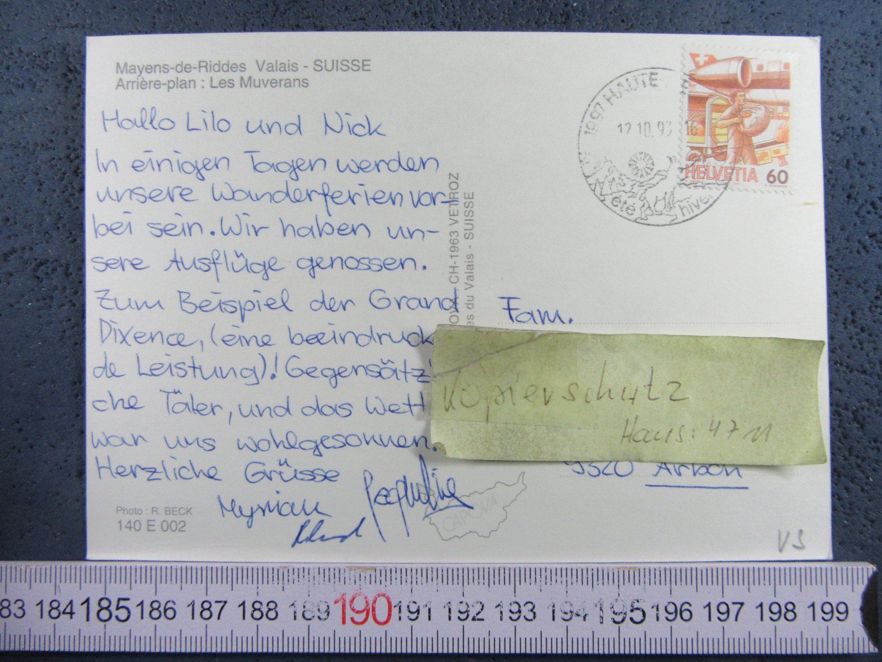 Cartoline postali: LA TZOUMAZ VS AK – Usato da Ettingen venduto da Hausi4711 1