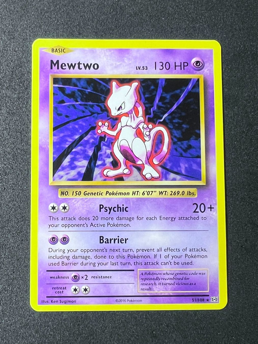 Pokémon Carte collezionabili: Mewtwo #51 EN (ab.1.-) – Usato da Biel/Bienne venduto da S.Lee