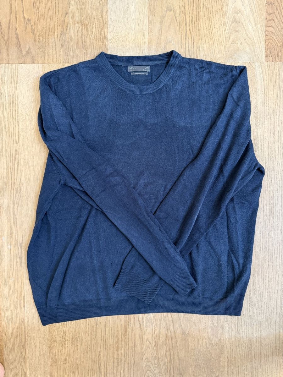 Pulls & Sweat-shirts: Herren Pullover dunkelblau Rundhalsausschnitt – D'occasion à Uetikon am See par ansi2601 2