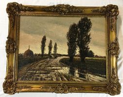 Oelgemälde - sehr alt / 99 x 79cm