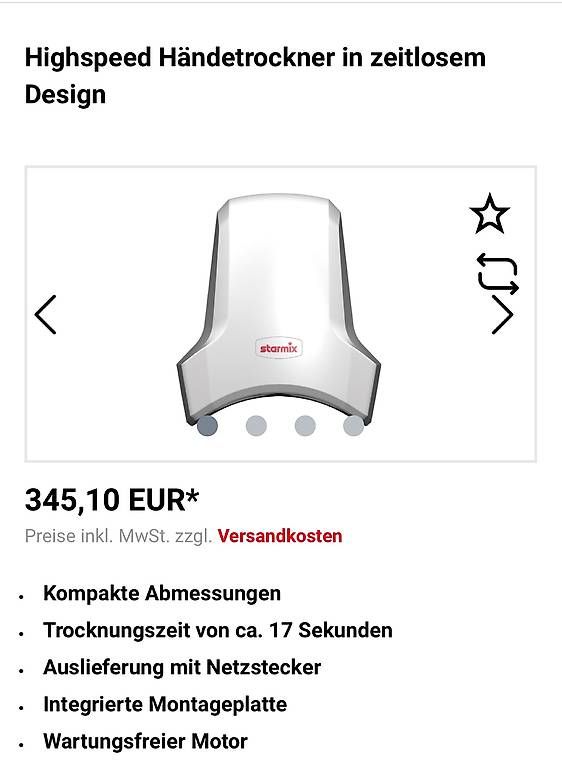 Asciugatrici: Händetrockner  – Usato da Schlieren venduto da Maximusss76 1
