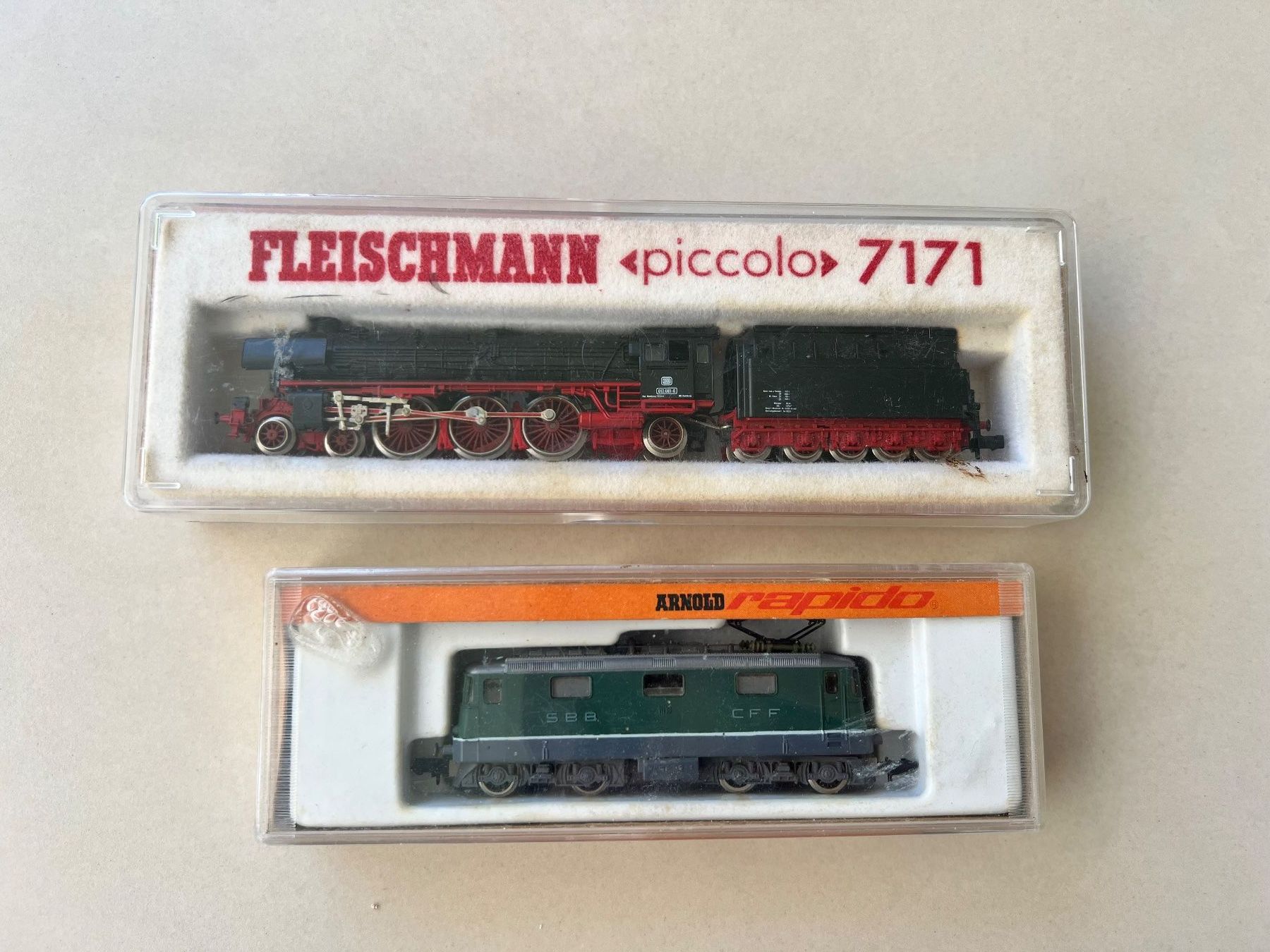 Modellini di ferrovie: Arnold Rapido 0241 SBB + Fleischmann 7171 DB | OVP N – Usato da Muri AG venduto da gae_kz9y