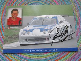 ROLAND ASCH D DTM MOTORSPORT PILOT AUTOGRAMM ANTIK