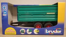 Bruder 02010 Tandemachs Transportanhänger