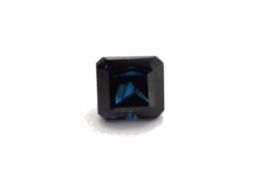 Saphir-0.57ct-Smaragd Schliff-Natural-Australien