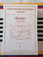 1106 Moutier🌞1:25'000 Landeskarte der Schweiz
