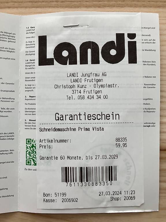 Elettrodomestici da cucina: Schneidemaschine – Usato da Frutigen venduto da siju 4