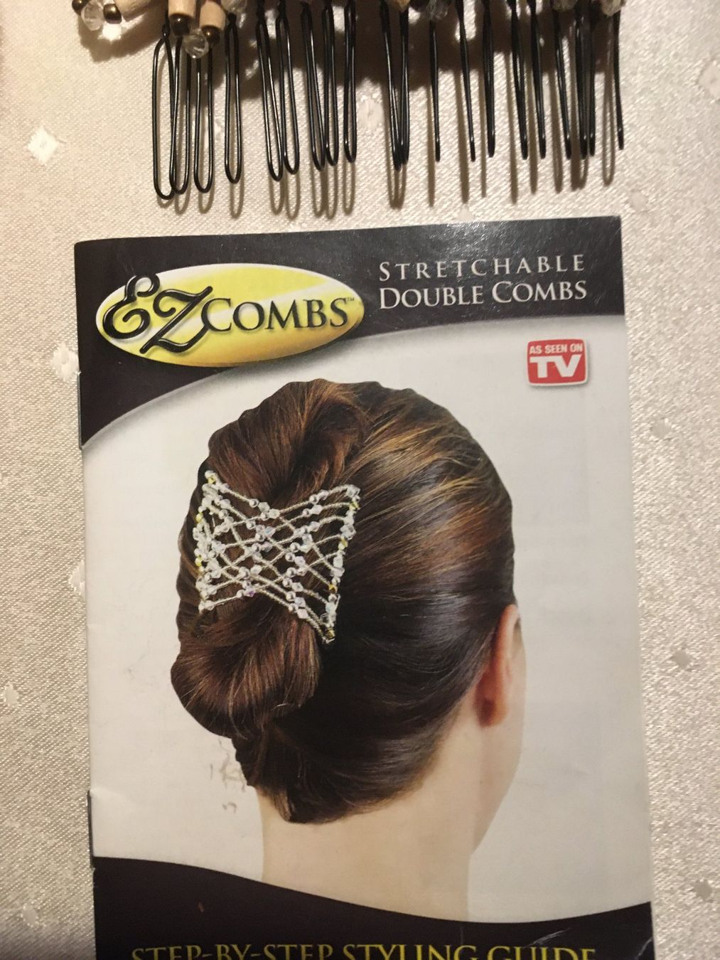 Accessori per capelli: Haarschmuck mit Anleitung und Haar Tuff im Set – Nuovo e nell'imballaggio originale da Büsingen venduto da aue_2mh6 4