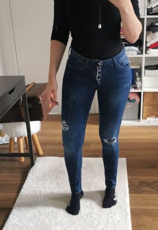 rich&royal midi Jeans Skinny 26/34 skinny destroyed