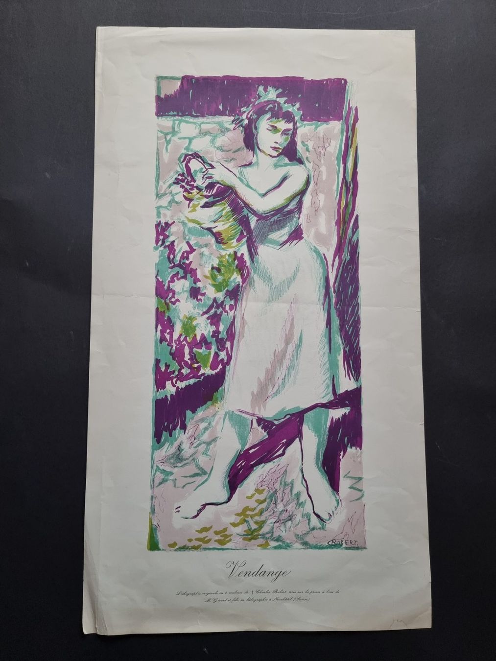 Grafiken & Lithographien: Charles Robert Lithographie – Gebraucht aus Gersau von grafik-kunst 1