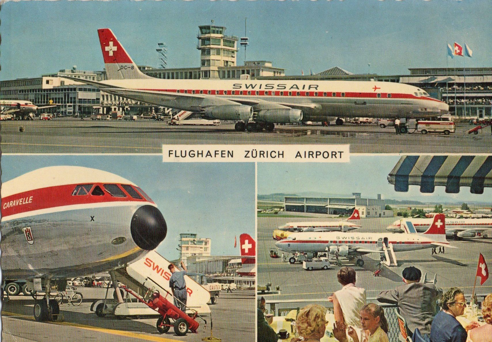 Cartoline postali: Flughafen Zürich Airport – Nuovo (secondo la descrizione) da Melano venduto da pisonsdro