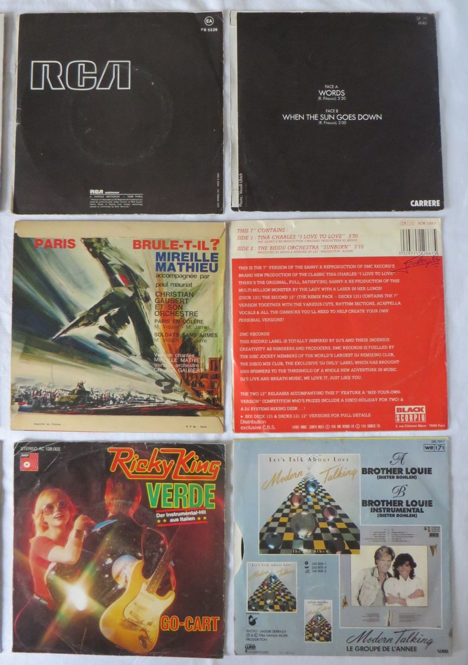 Dischi in vinile: 12 VINYL SINGLES, SCHLAGER POP – Usato da Neuhausen venduto da luckimucki 5