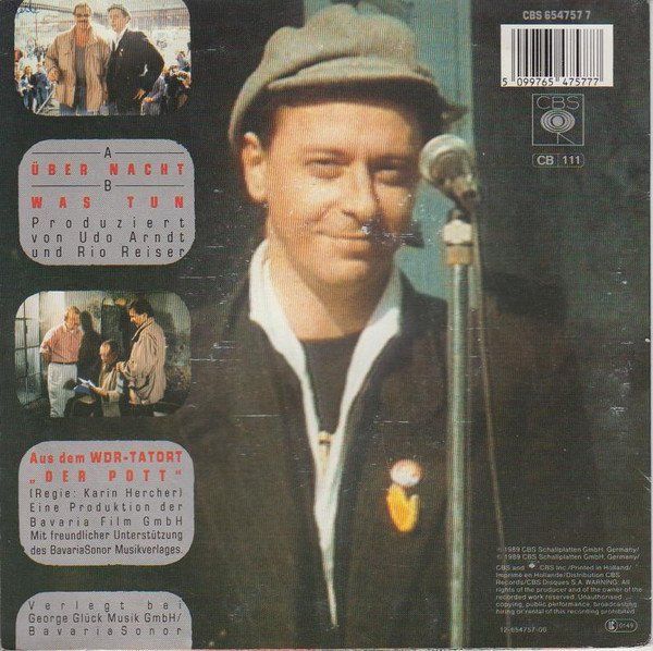Dischi in vinile: Rio Reiser: Über Nacht 7" – Usato da Steinhausen venduto da Vilivinili 1