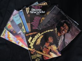 LOT 10 VINYLES - SOUL / BLUES - JIMMY HENDRIX/JAMES BROWN..!