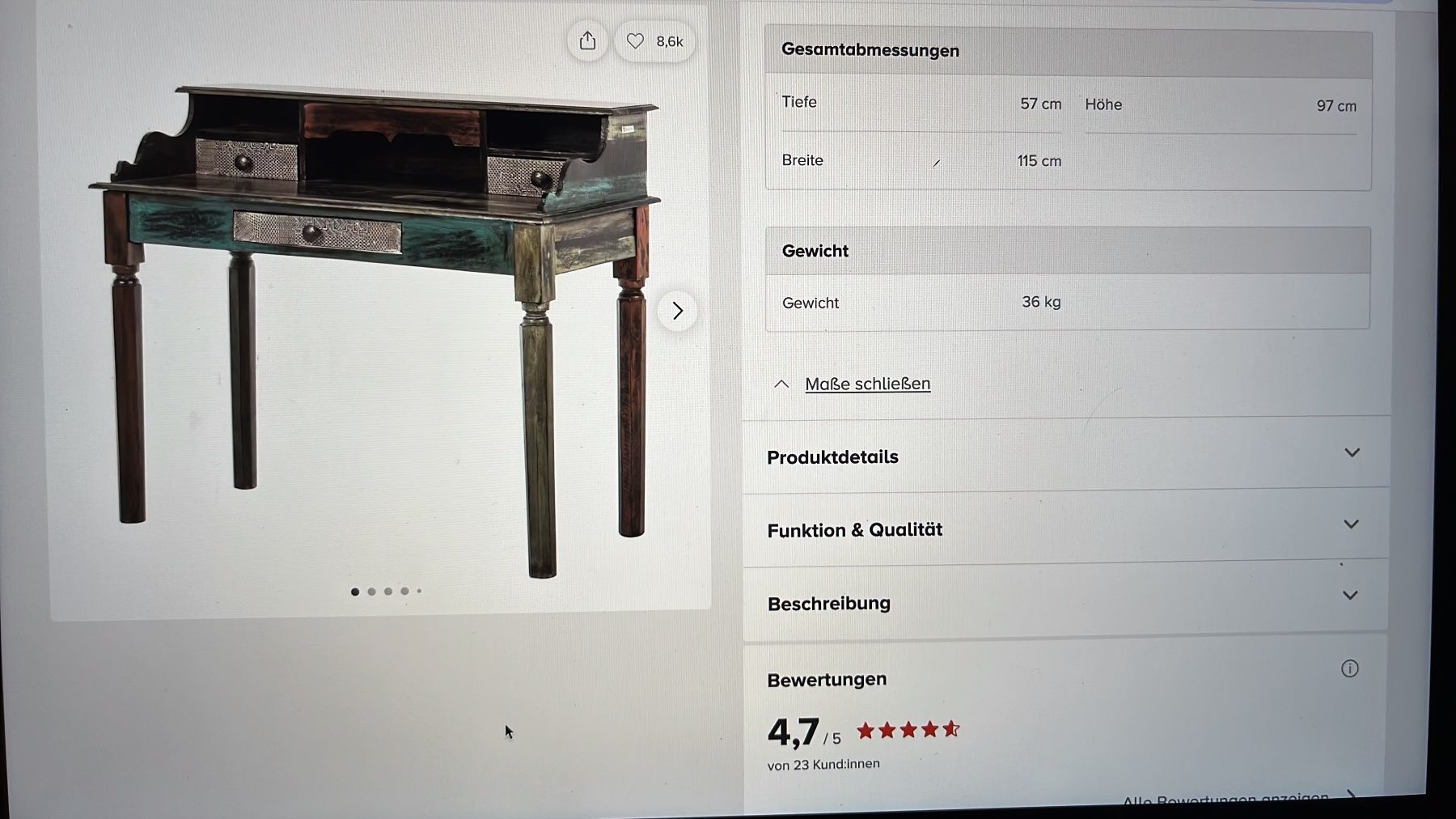 Schreibtische: Schreibtisch – Gebraucht aus Zürich von mir_c88p 3