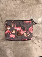 L. Credi Munich Rosen Make-Up Tasche  Sehr guter Zustand