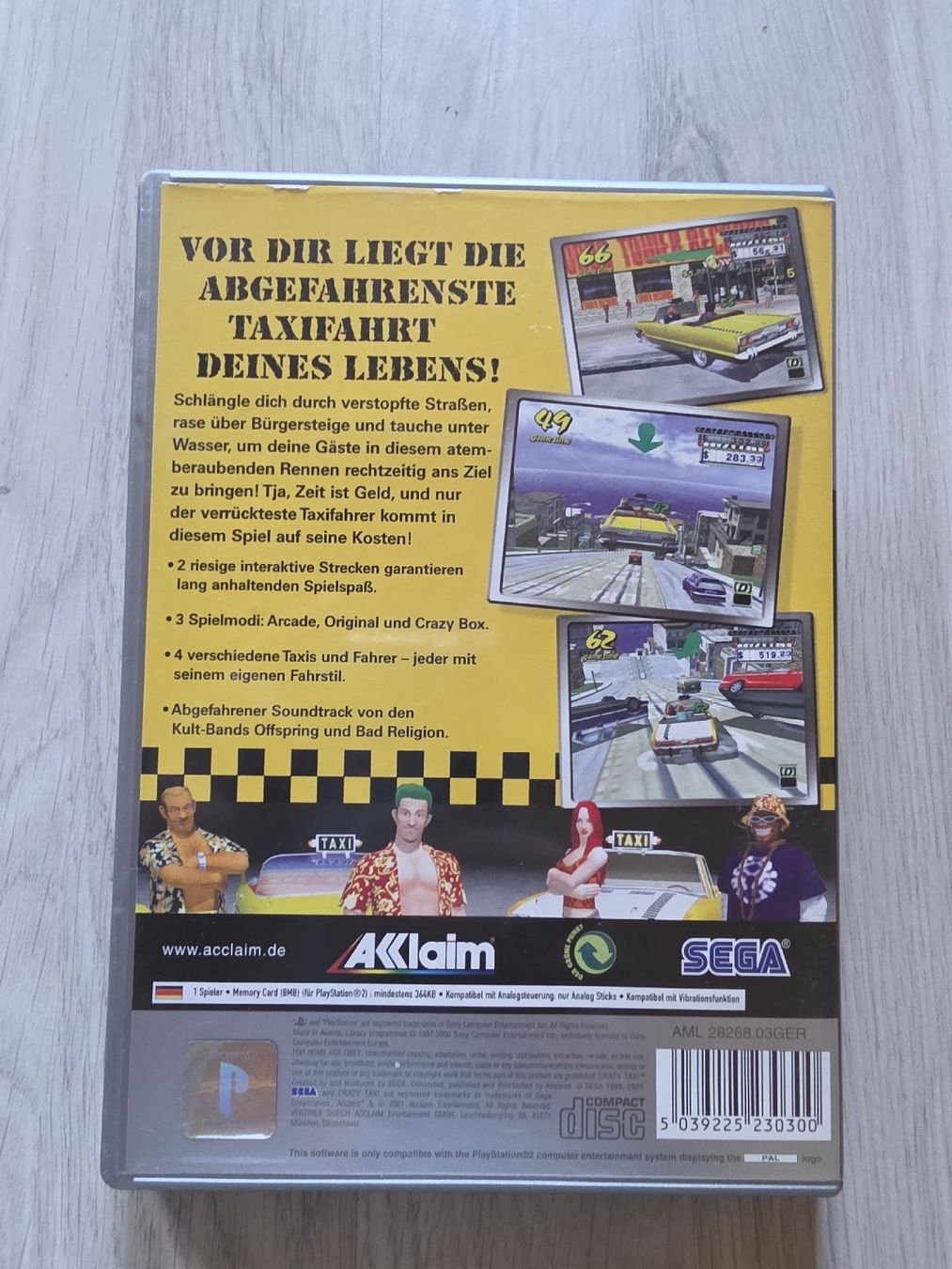 Sony Giochi: Crazy Taxi PS2 PAL Platinum – Usato da Tafers venduto da whereyogamesat 2