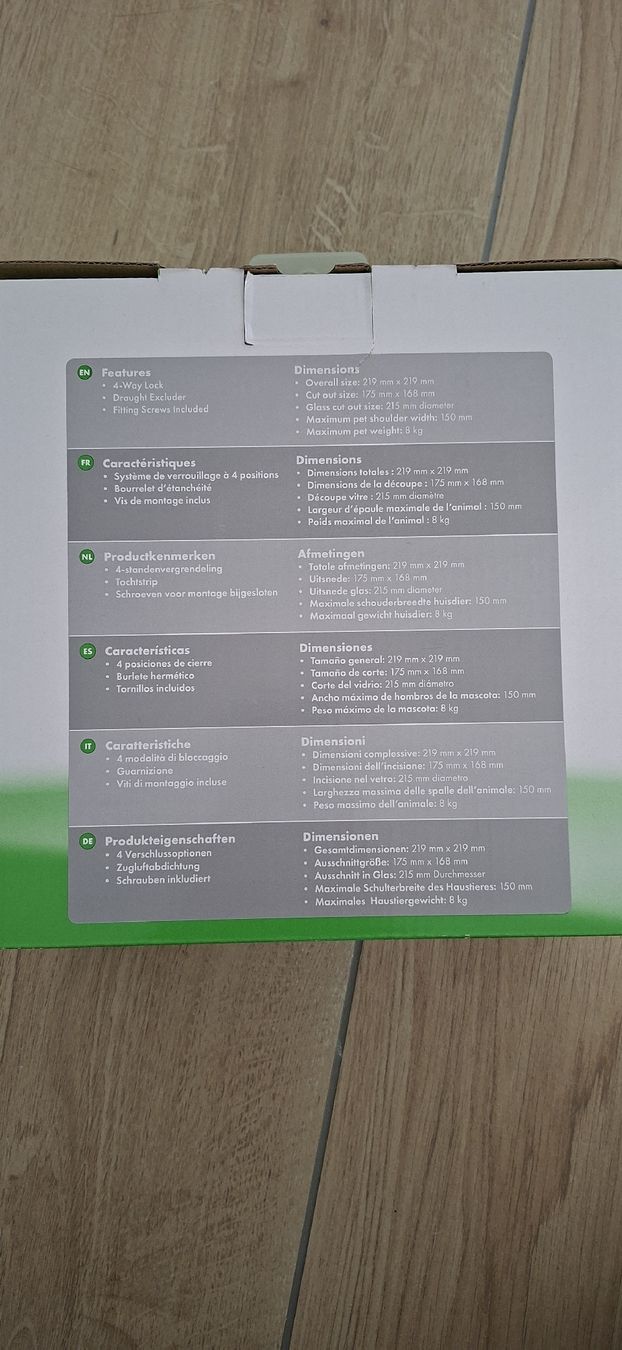 Gattaiole: PetSafe Katzenklappe 4-Wege-Verschluss – Usato da Nennigkofen venduto da c_m 2