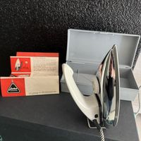 Vintage Reisebügeleisen JURA mit Originalbox & Anleitung
